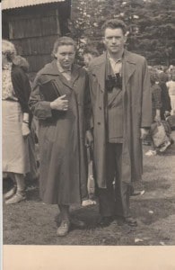 Pani Danuta z mężem 1960 rok