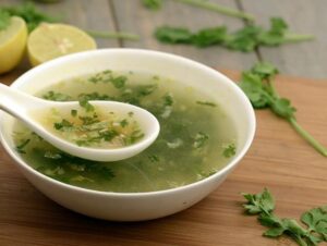 Cytrynowo-kolendrowa zupa pyszna i zdrowa