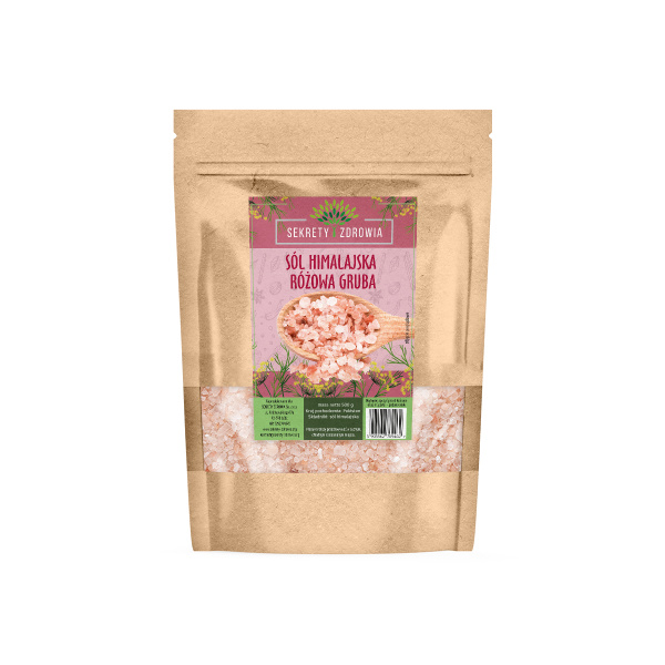 Sól himalajska różowa - gruba - 500g