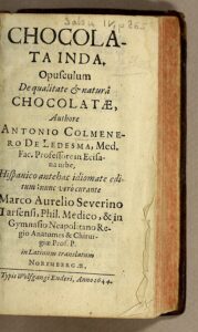 Antonio Colmenero de Ledesma Chocolata Inda 1644